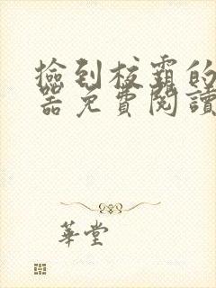 捡到校霸的遥控器免费阅读