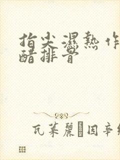 指尖湿热作者糖醋排骨