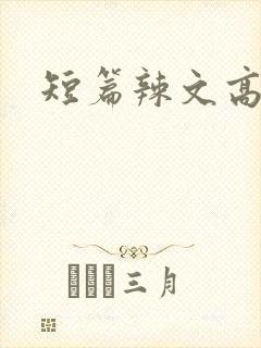 短篇辣文高h