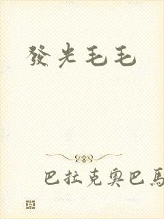 发光毛毛