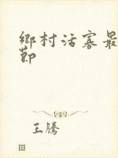 乡村活寡最新章节