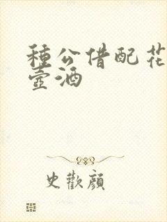 种公借配花间一壶酒