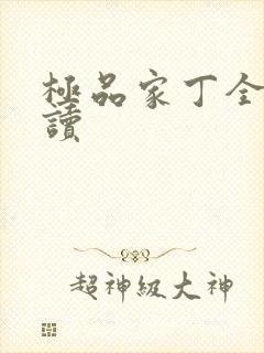 极品家丁全文阅读