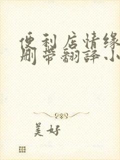 便利店情缘未增删带翻译小说