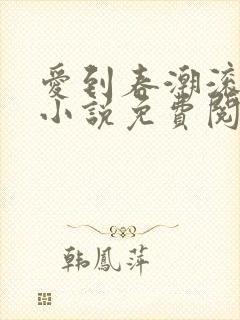 爱到春潮滚滚来小说免费阅读