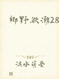 乡野欲潮28章