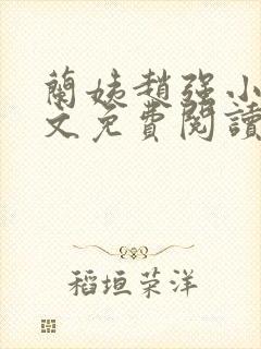 兰姨赵强小说全文免费阅读