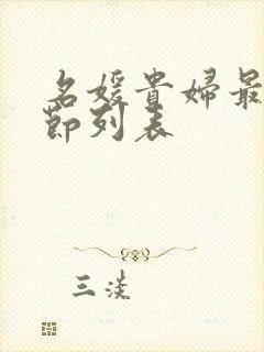 名媛贵妇最新章节列表封面