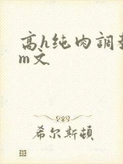 高h纯肉调教sm文