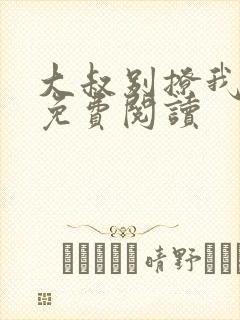 大叔别撩我小说免费阅读封面