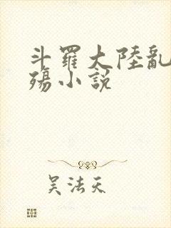 斗罗大陆乱世浮殇小说封面