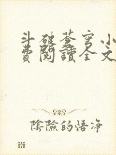 斗破苍穹小说免费阅读全文无弹窗