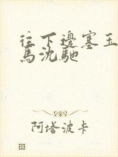 往下边塞玉器骑马沈驰