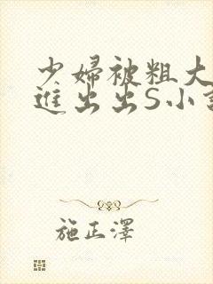 少妇被粗大猛进进出出S小说