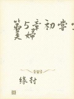 第5章初尝云雨美妇