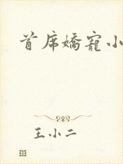 首席娇宠小情人