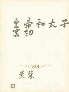 皇帝和太子妃h云初