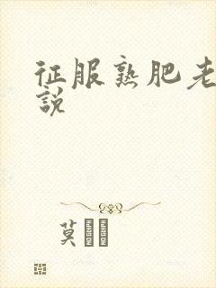 征服熟肥老妇小说