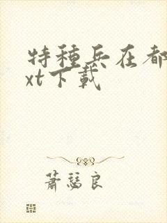 特种兵在都市txt下载