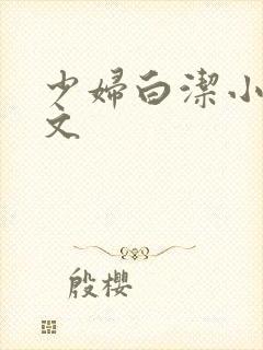 少妇白洁小说全文