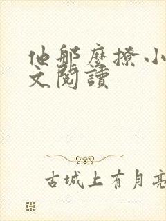 他那么撩小说全文阅读