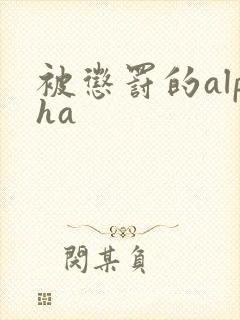 被惩罚的alpha