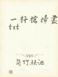 一杆枪扫尽全家txt