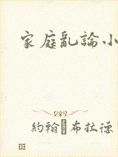 家庭乱论小说