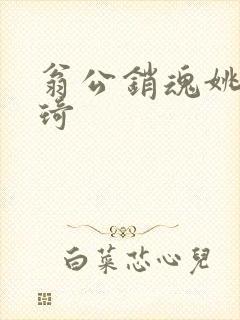 翁公销魂姚瑶琦琦