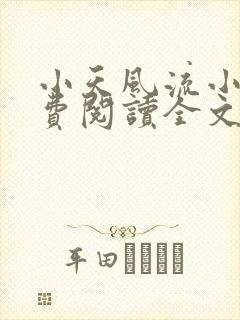 小天风流小说免费阅读全文最新章节