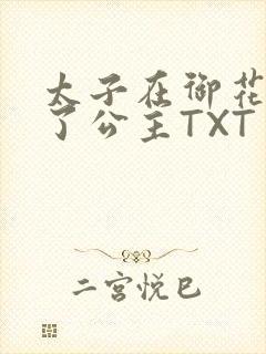 太子在御花园要了公主TXT