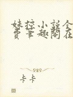 妹控小说全文免费笔趣阁在线阅读