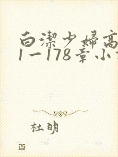 白洁少妇高义第1一178章小说