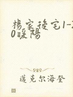 杨家后宅1-20暖阳