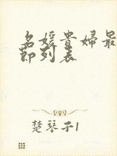 名媛贵妇最新章节列表