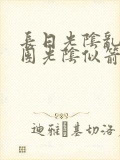 长日光阴乱作一团光阴似箭眇眇翟
