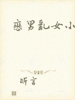 恋男乱女小说