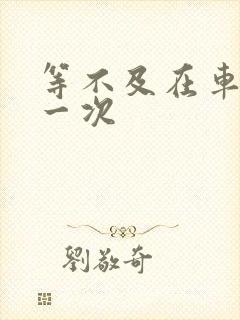 等不及在车里做一次