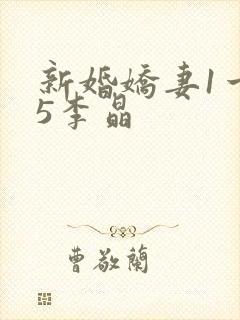 新婚娇妻1一25李晶