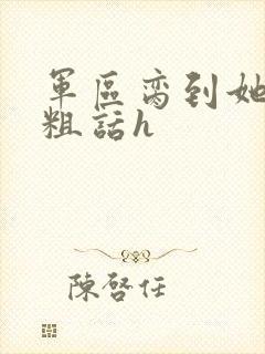 军区脔到她哭h粗话h