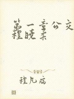 第一章公交激战程晓柔