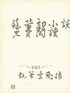 苏若初小说全文免费阅读