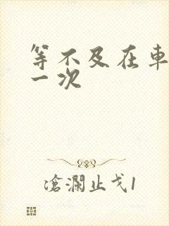 等不及在车里做一次