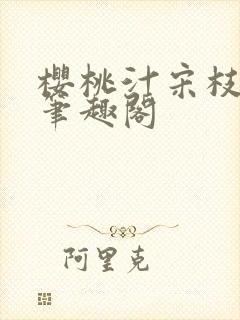 樱桃汁宋枝江野笔趣阁