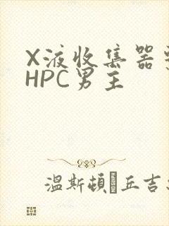 X液收集器系统HPC男主