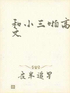 和小三啪高辣h文