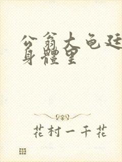 公翁大龟廷进我身体里