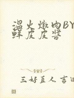 温火炖肉BY海鲜皮皮酱封面