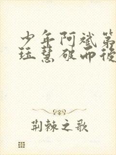 少年阿斌第二部珏慧破而后立