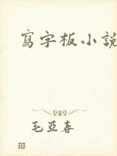 写字板小说